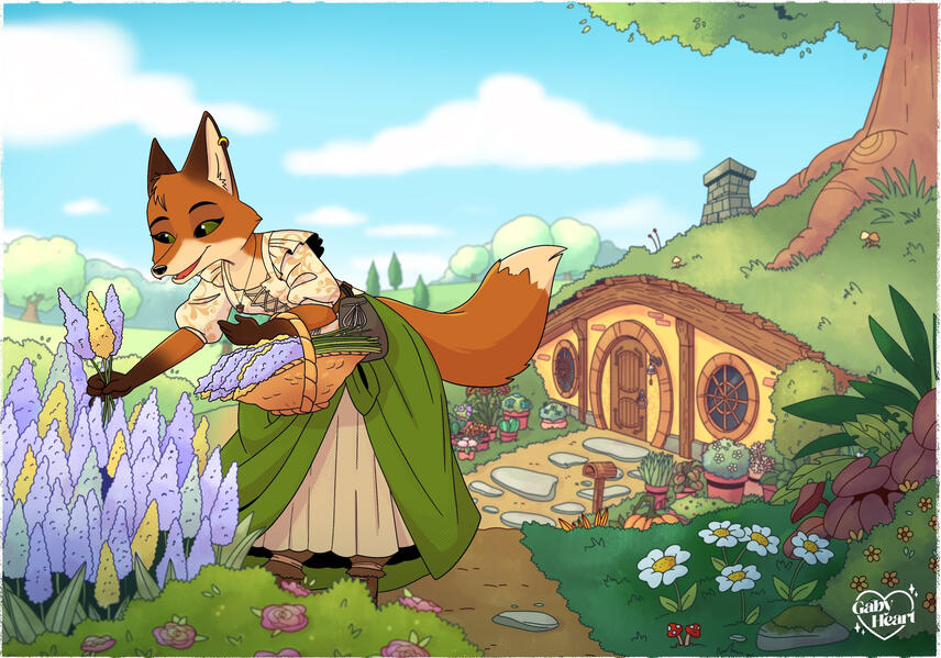 The house of the fox! ❤ https://www.behance.net/gallery/192346143/The-house-of-the-fox