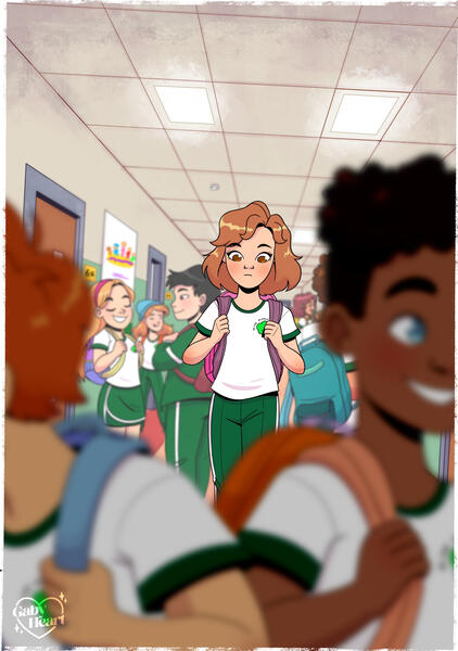 Like a fish out of water ❤ https://www.behance.net/gallery/191611095/Like-a-fish-out-of-water